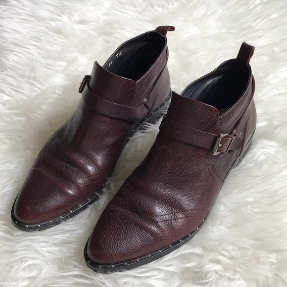 FRÉDA SALVADOR Shoes - Freda Salvador Leather Low Ankle Booties Size 7.5